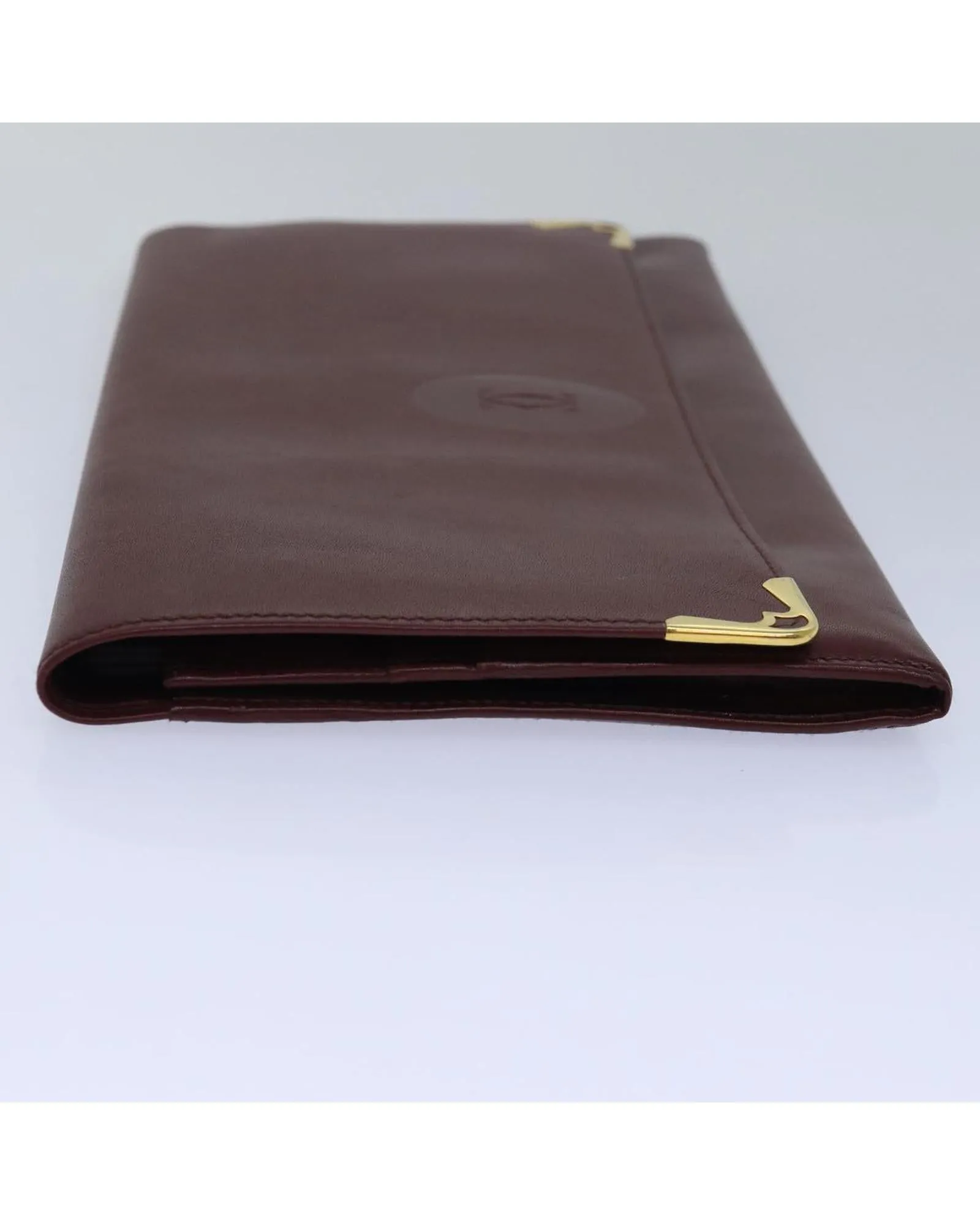 Leather Clutch Bag with Minimalist Design