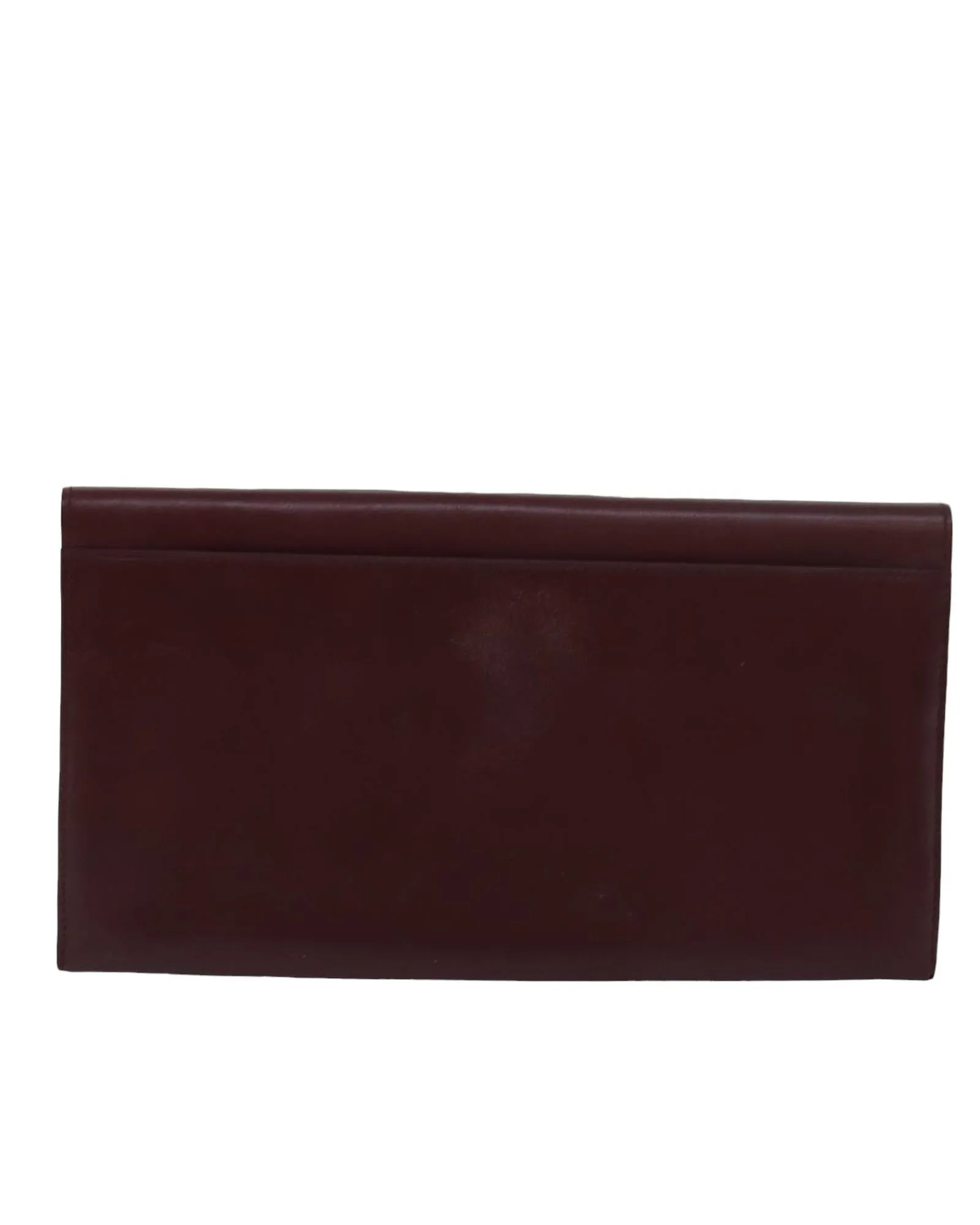 Leather Clutch Bag with Minimalist Design