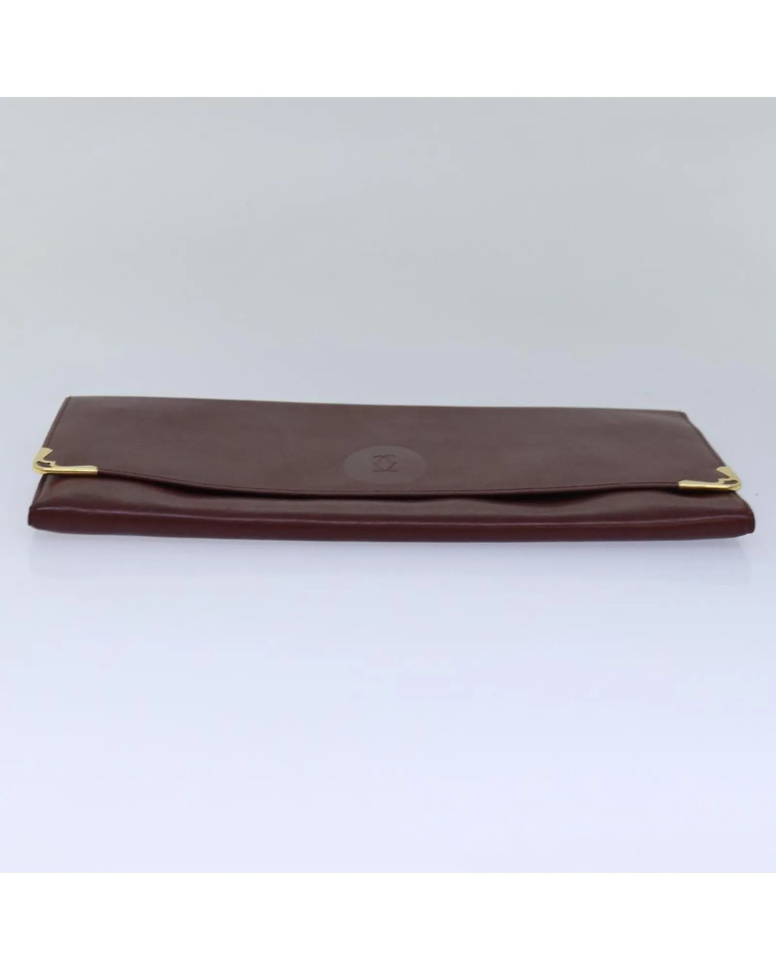 Leather Clutch Bag with Minimalist Design