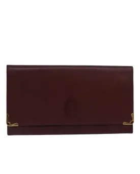 Leather Clutch Bag with Minimalist Design