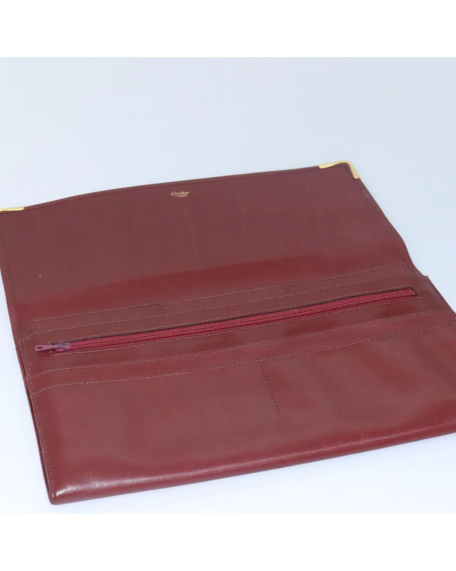 Leather Clutch Bag with Minimalist Design