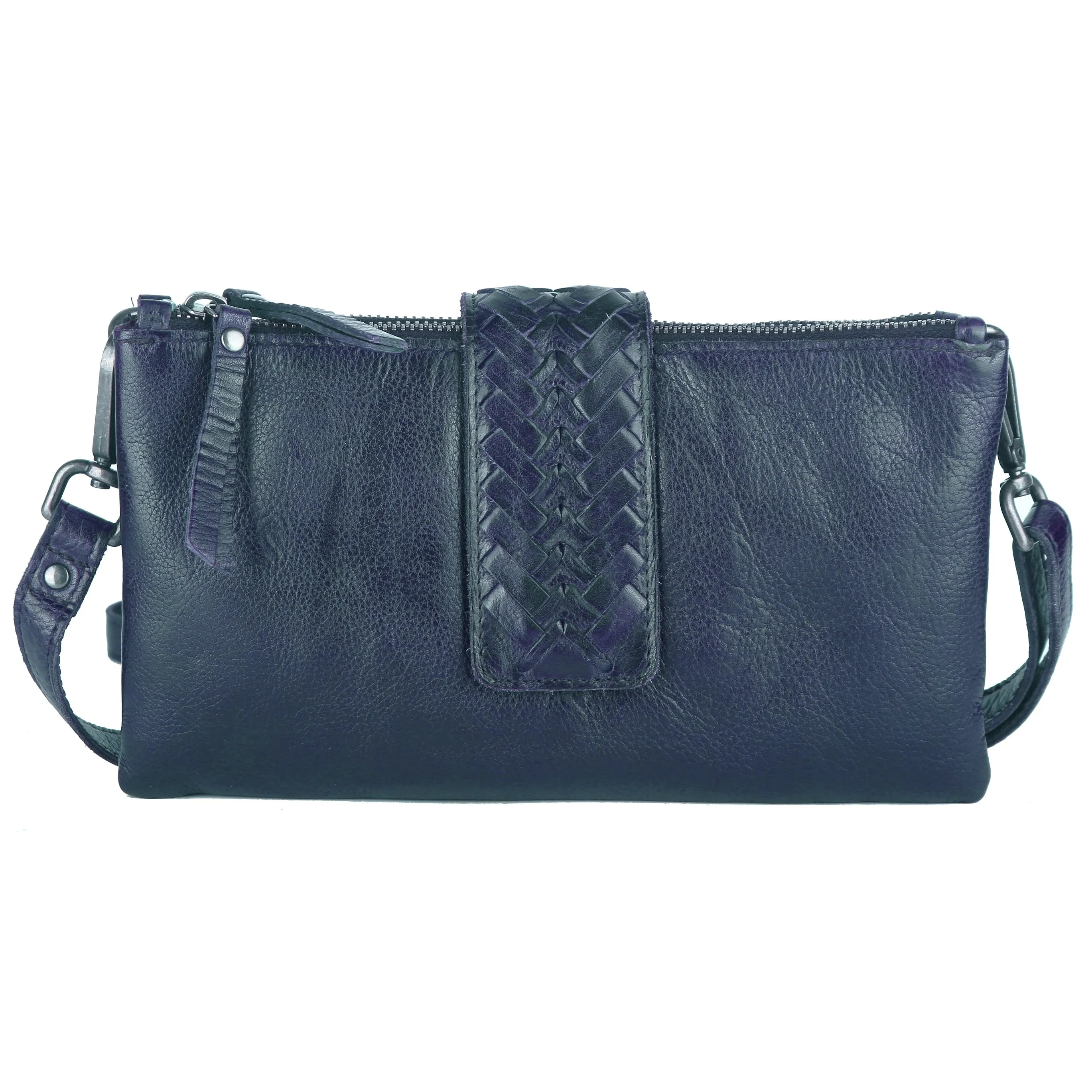 Leather Wallet or Crossbody Bag, Malabar