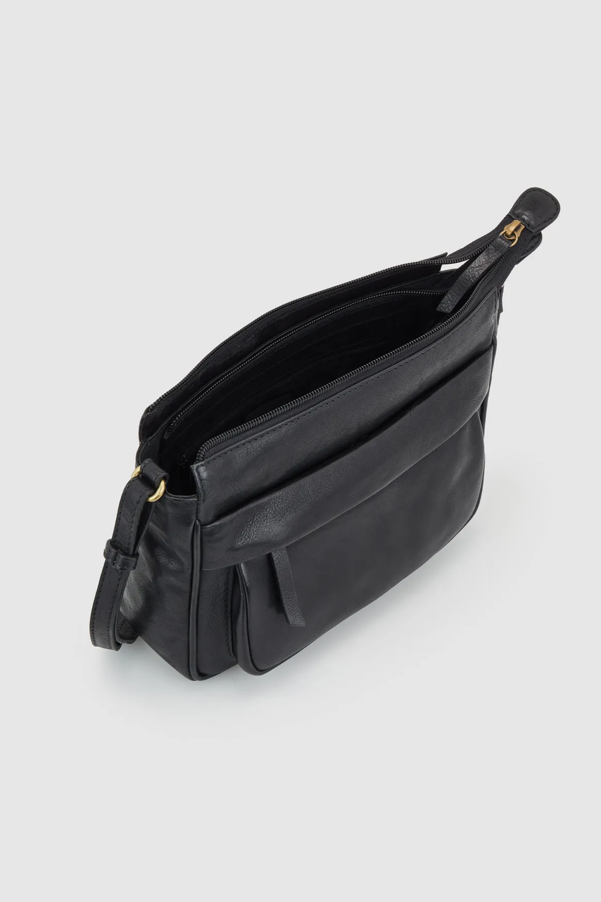 Leo Leather Crossbody Bag