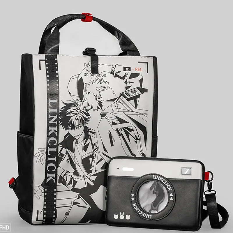 Link Click Crossbody Bag Cheng Xiaoshi Lu Guang Link Click Backpack Link Click Manga Shoulder Crossbody Bag