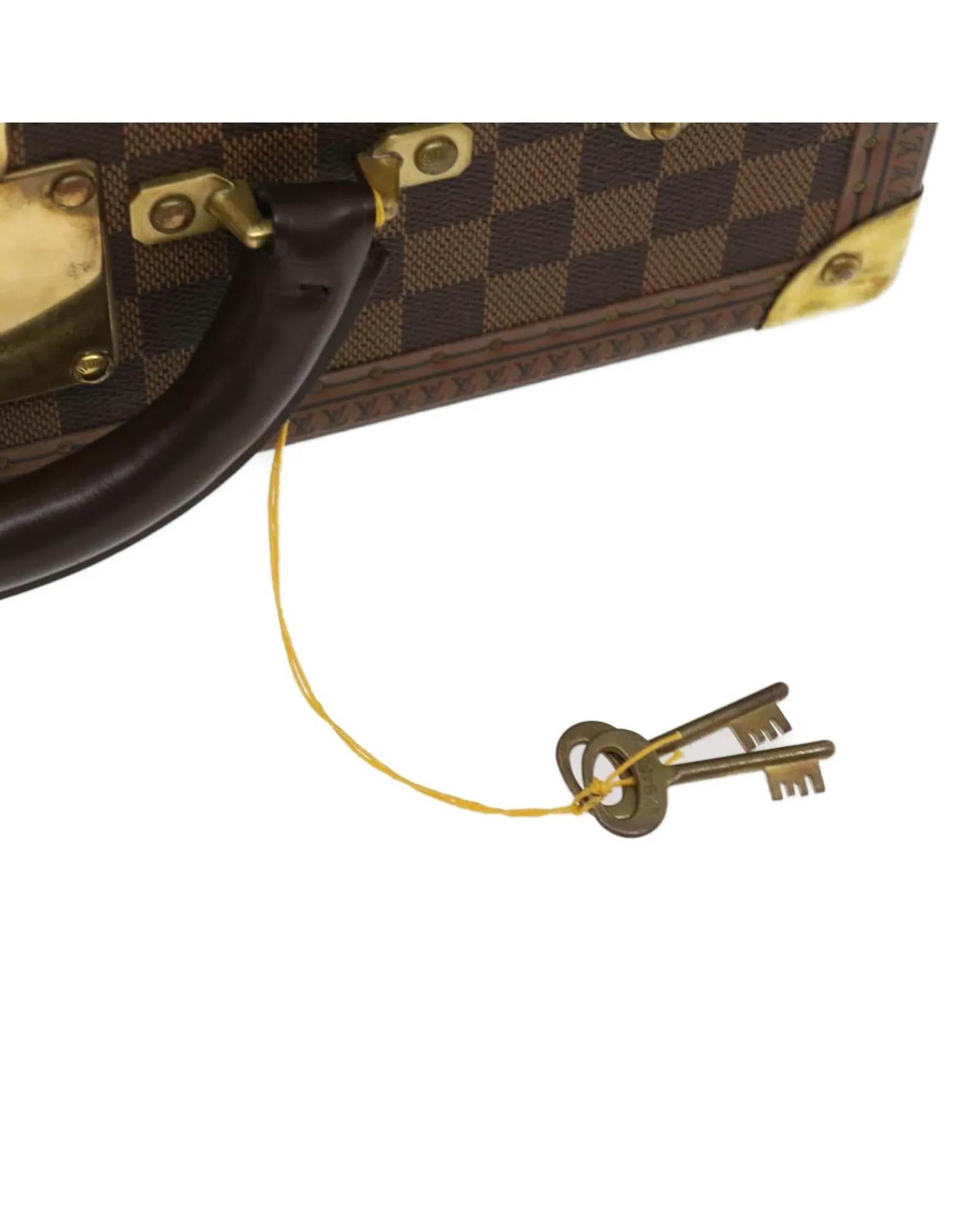 Louis Vuitton Damier Ebene Cotoville 40 Trunk LV Authentic