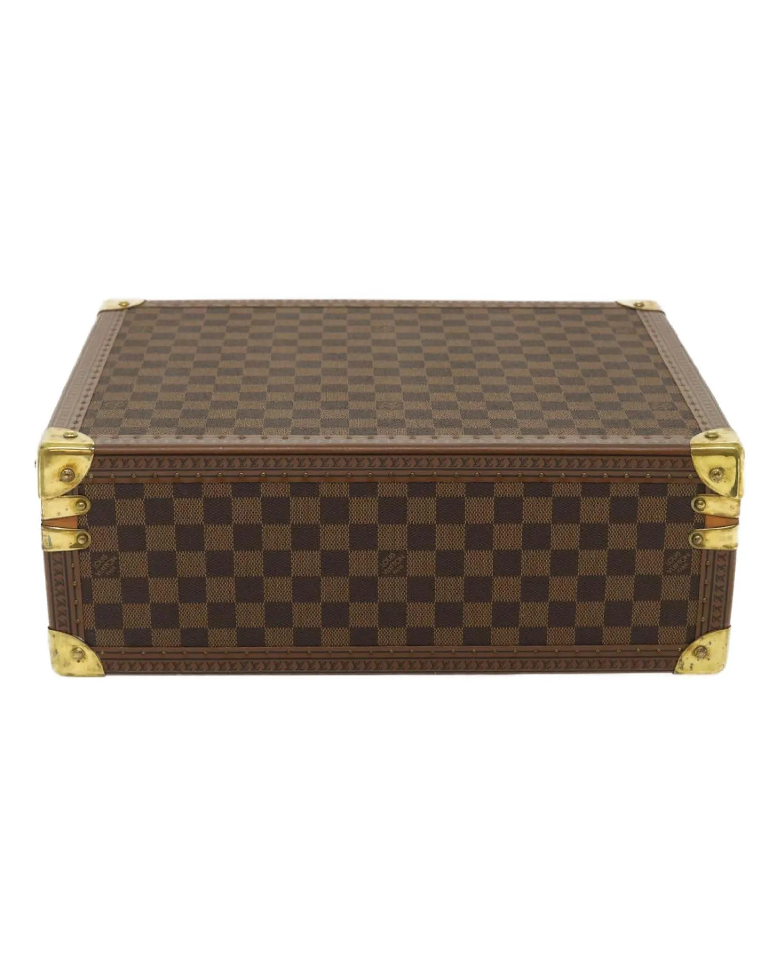 Louis Vuitton Damier Ebene Cotoville 40 Trunk LV Authentic