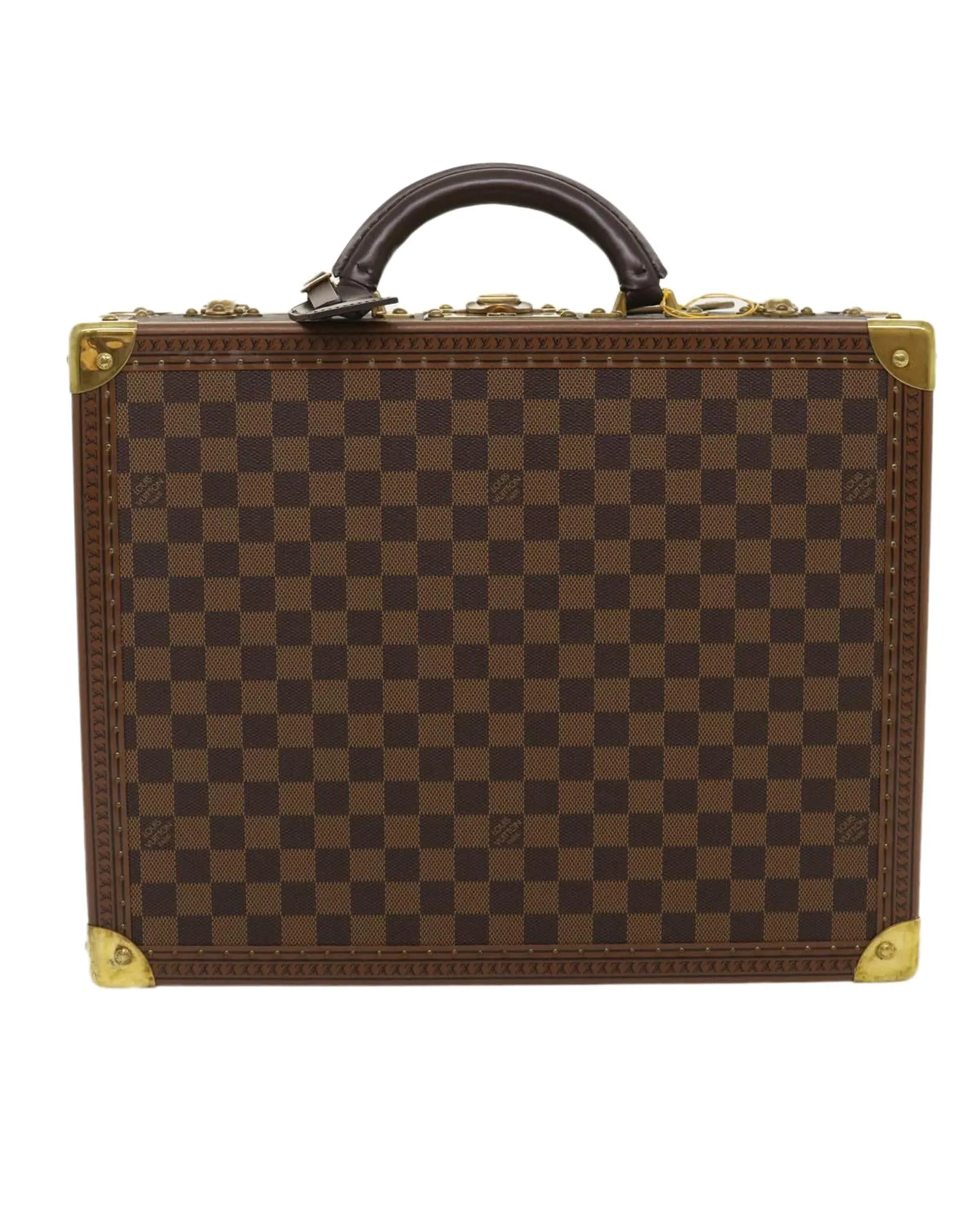 Louis Vuitton Damier Ebene Cotoville 40 Trunk LV Authentic