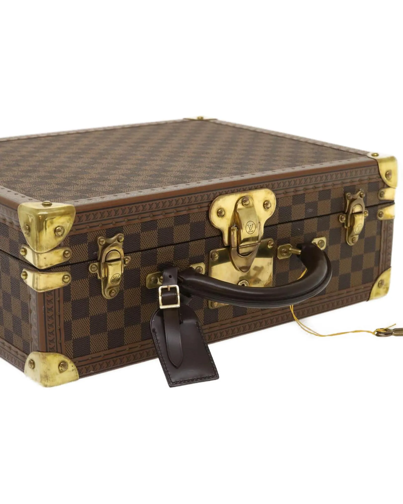 Louis Vuitton Damier Ebene Cotoville 40 Trunk LV Authentic