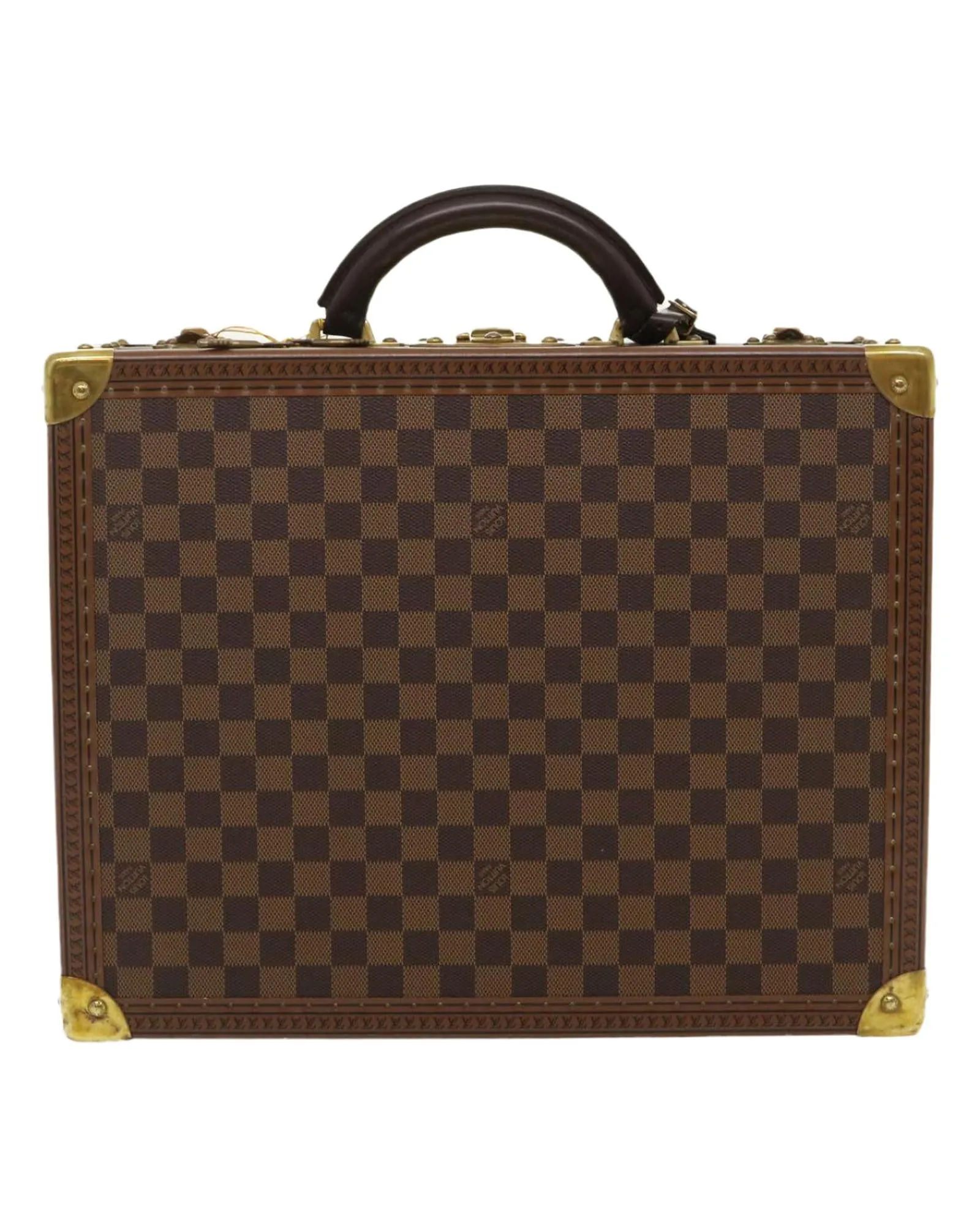 Louis Vuitton Damier Ebene Cotoville 40 Trunk LV Authentic