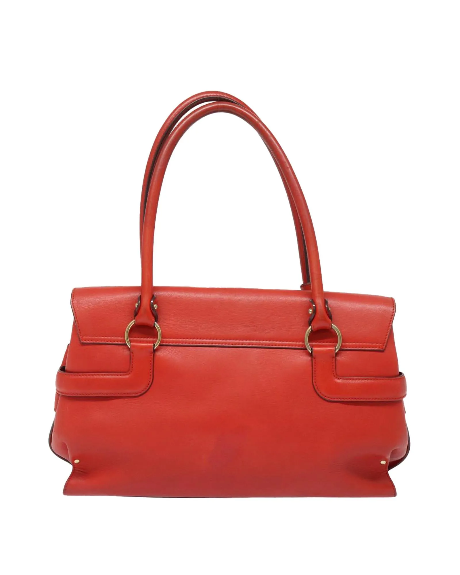 Luxurious Leather Hand Bag with Gancini Detail and Dust Bag