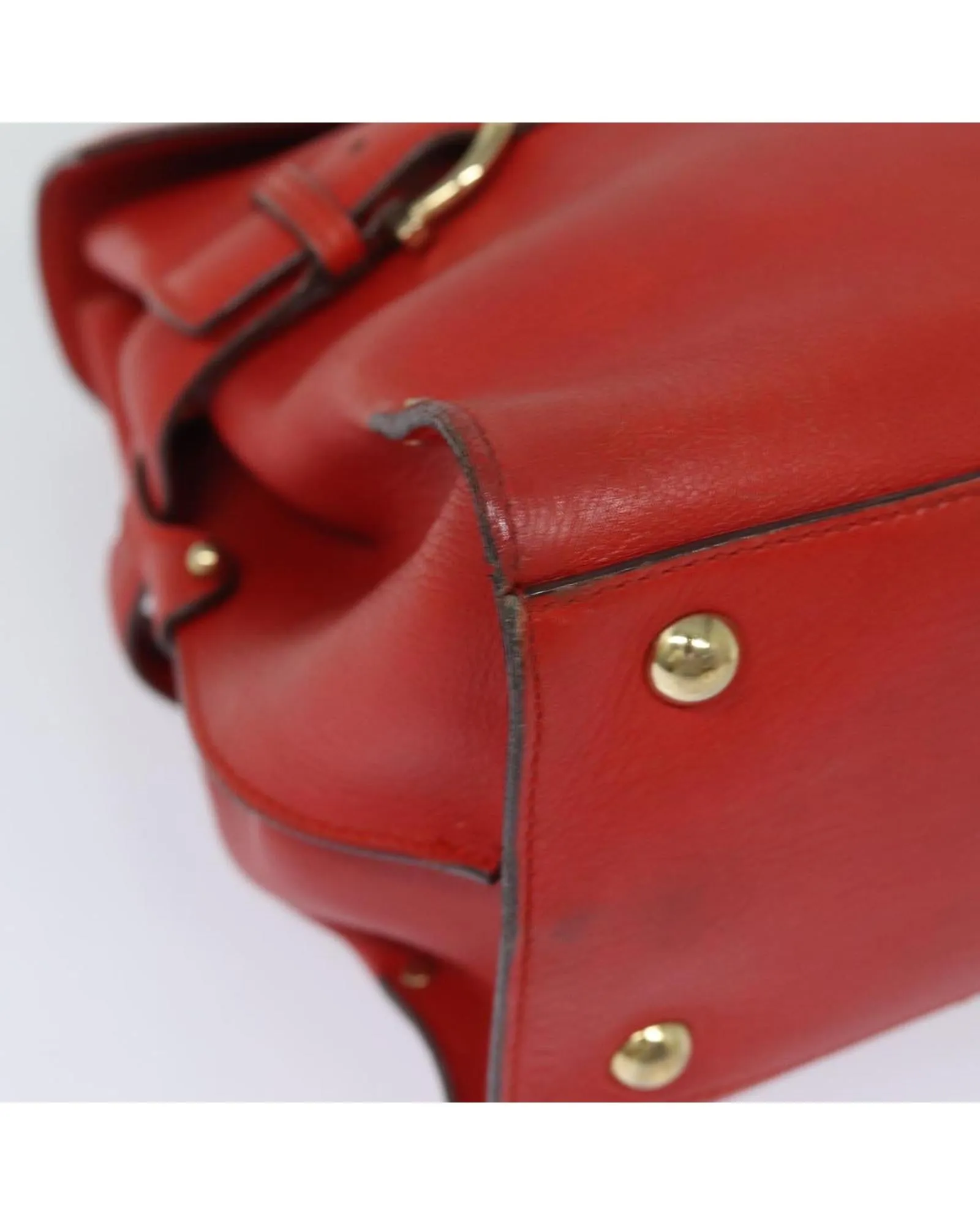 Luxurious Leather Hand Bag with Gancini Detail and Dust Bag