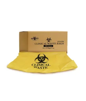 MaxValu Yellow Printed Clinical Waste Bags