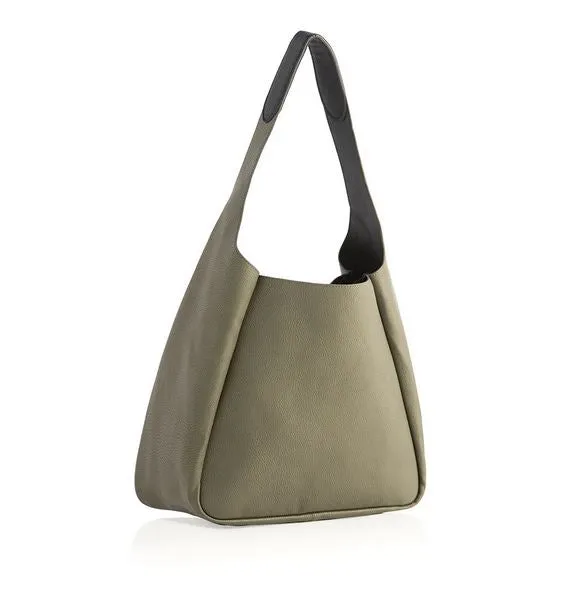 Maya Shoulder Bag -Sage With Black