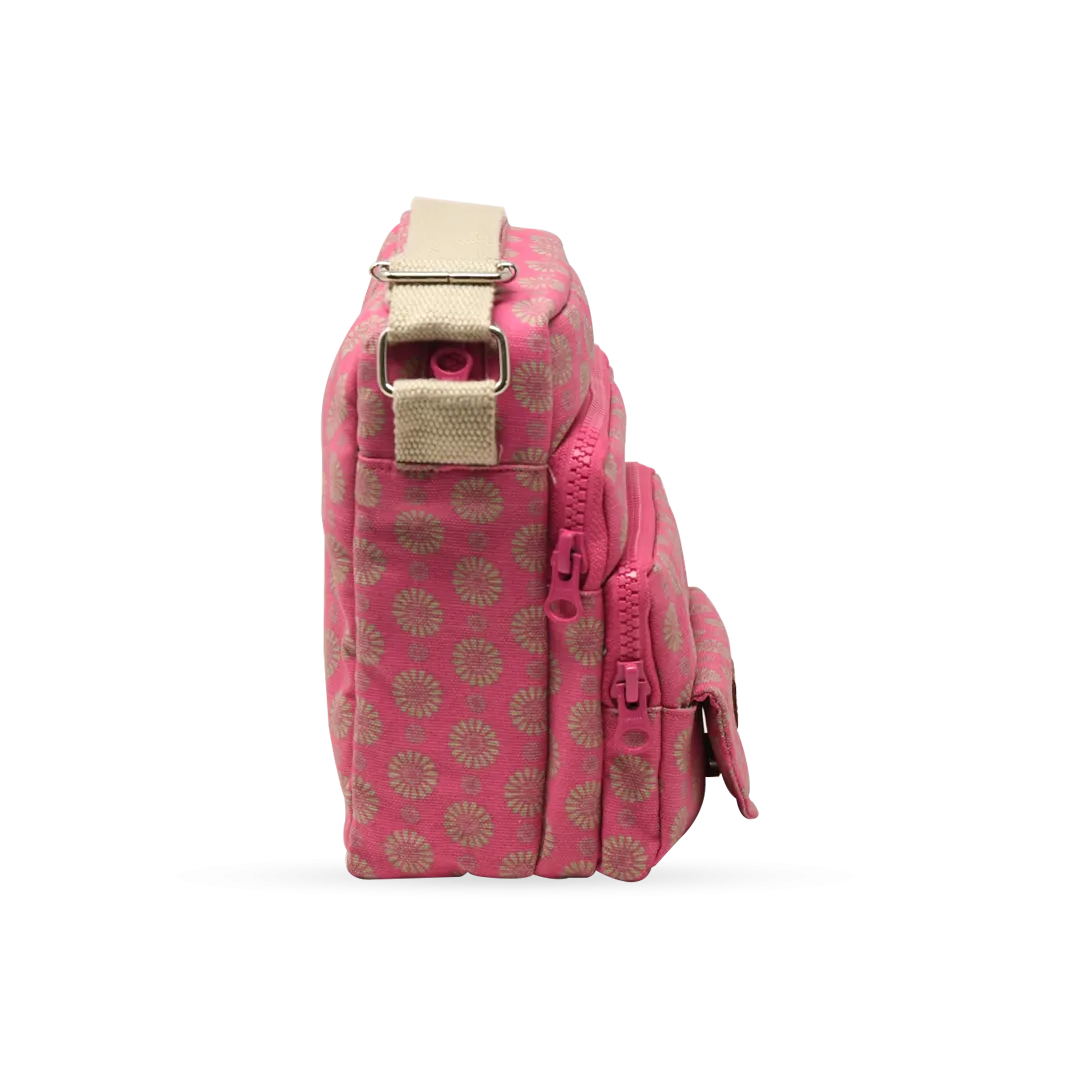 Meiji's Sling Bag - Geo Pink Flambé