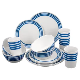 Melamine Camping Dinner Set For Four 16 Pieces