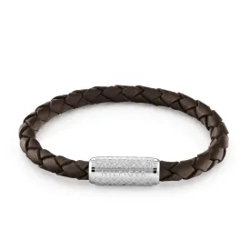 Men Explore The Braid Brown Bracelet