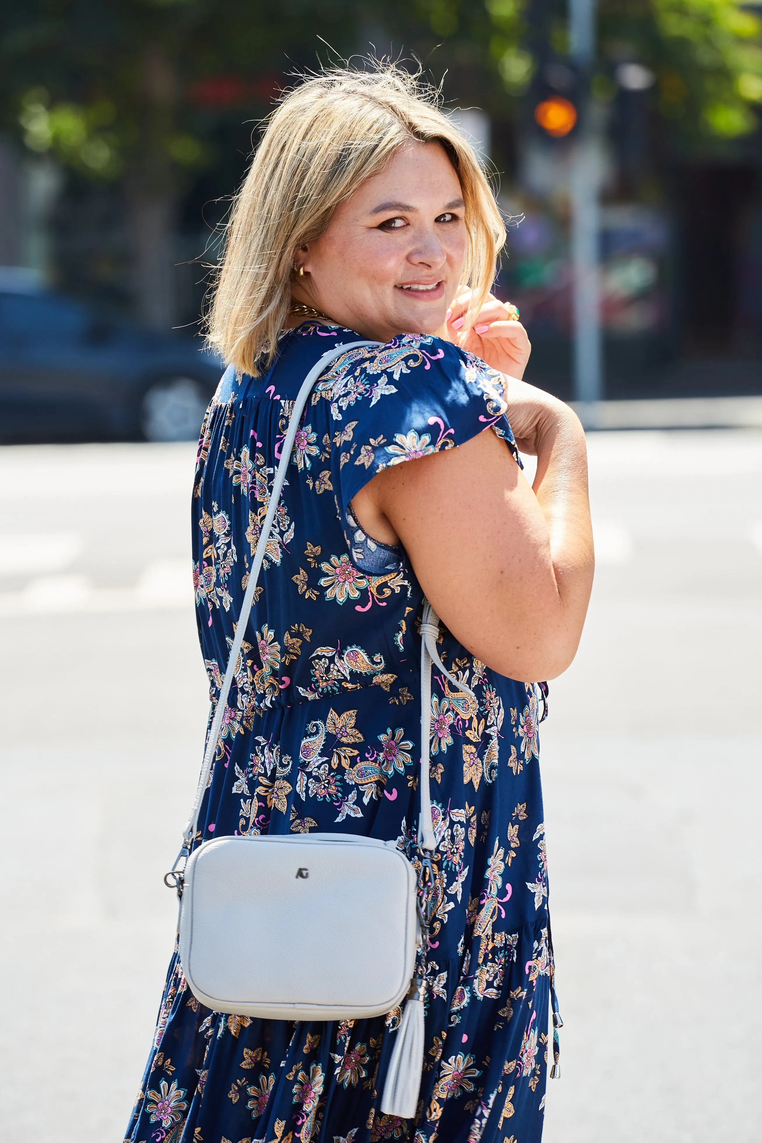 Mila Crossbody Bag - Grey