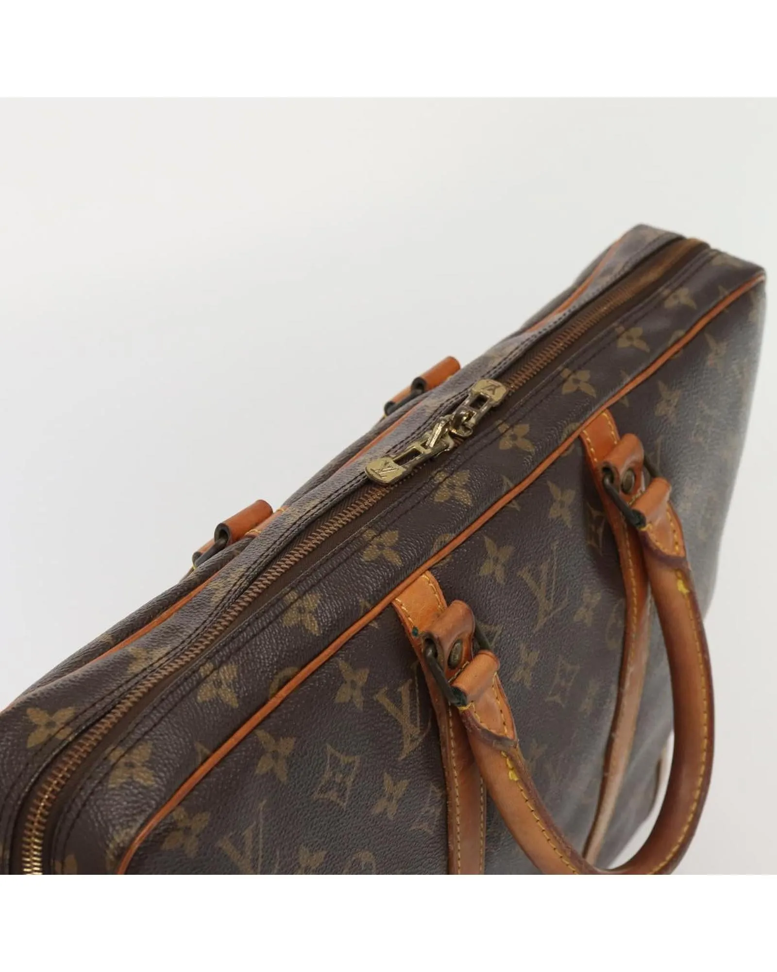 Monogram Canvas Porte Documents Voyage Business Bag