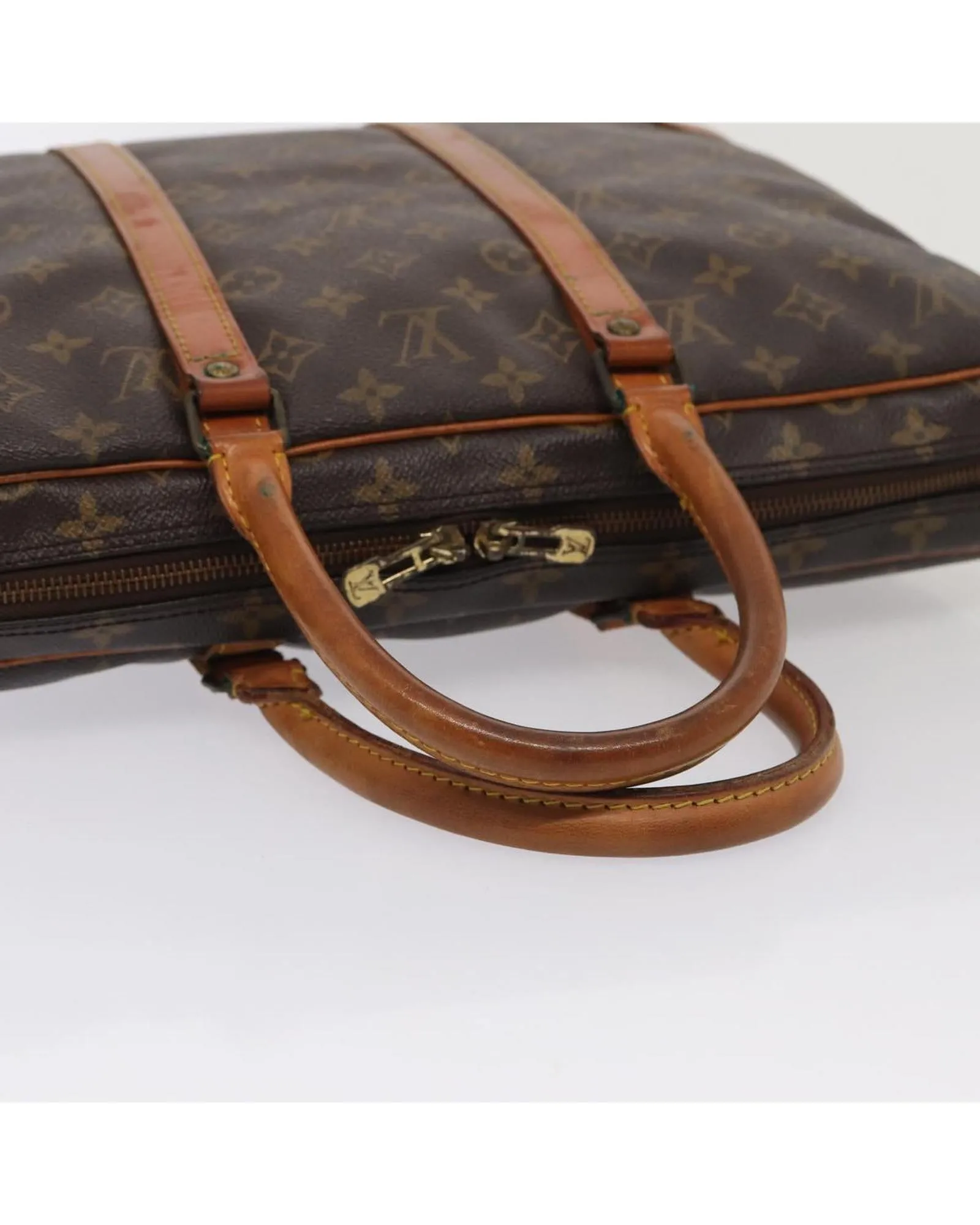 Monogram Canvas Porte Documents Voyage Business Bag