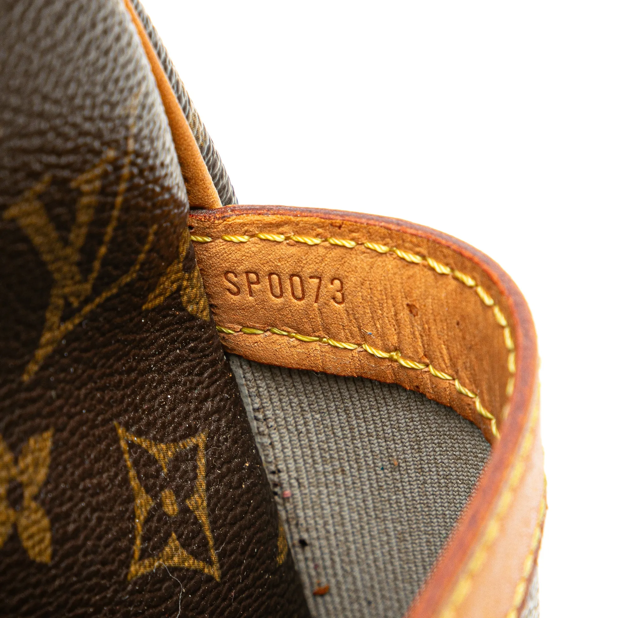 Monogram Reporter GM with Vachetta Leather Trim