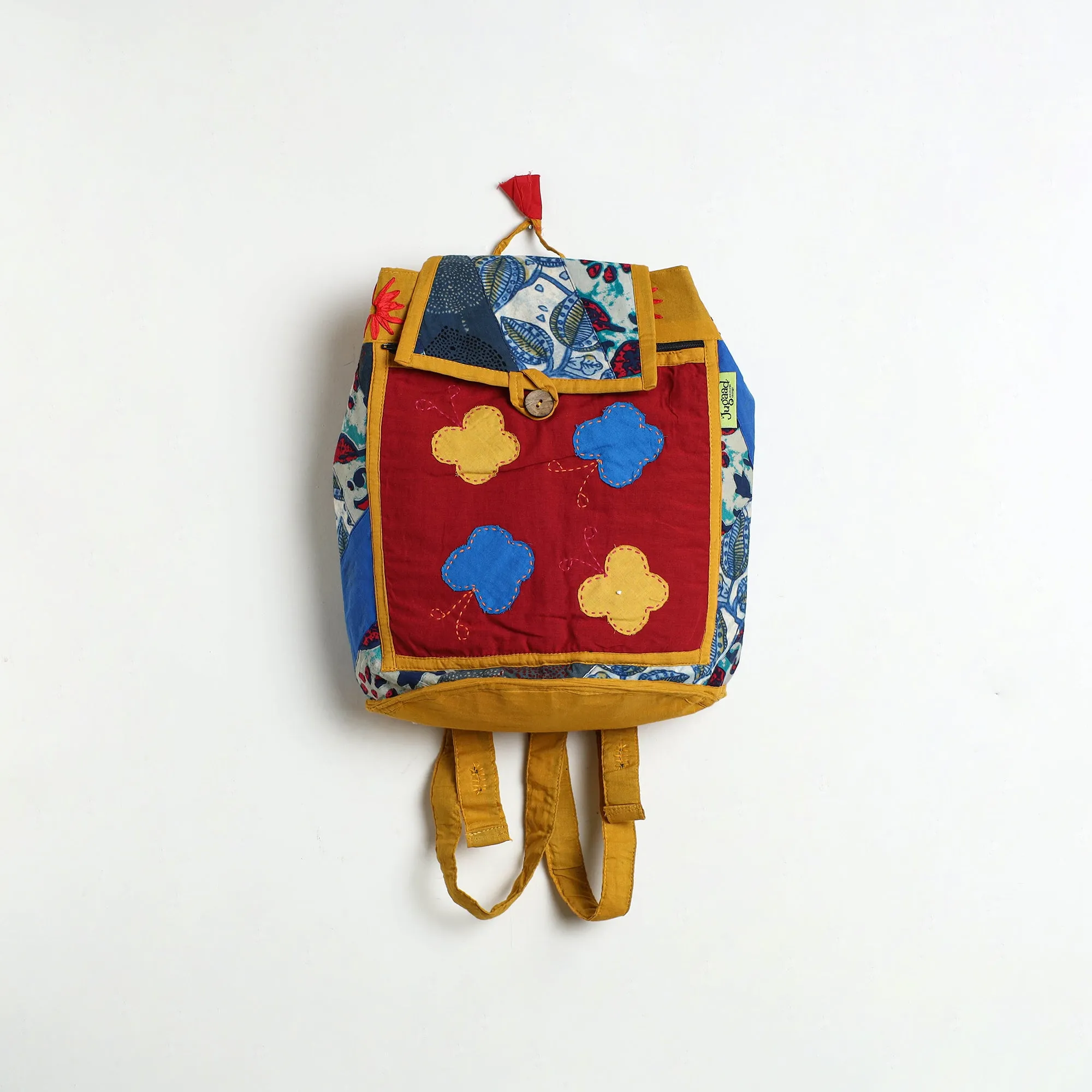 Multicolor - Jugaad Patchwork Handmade Pithu Bag 97