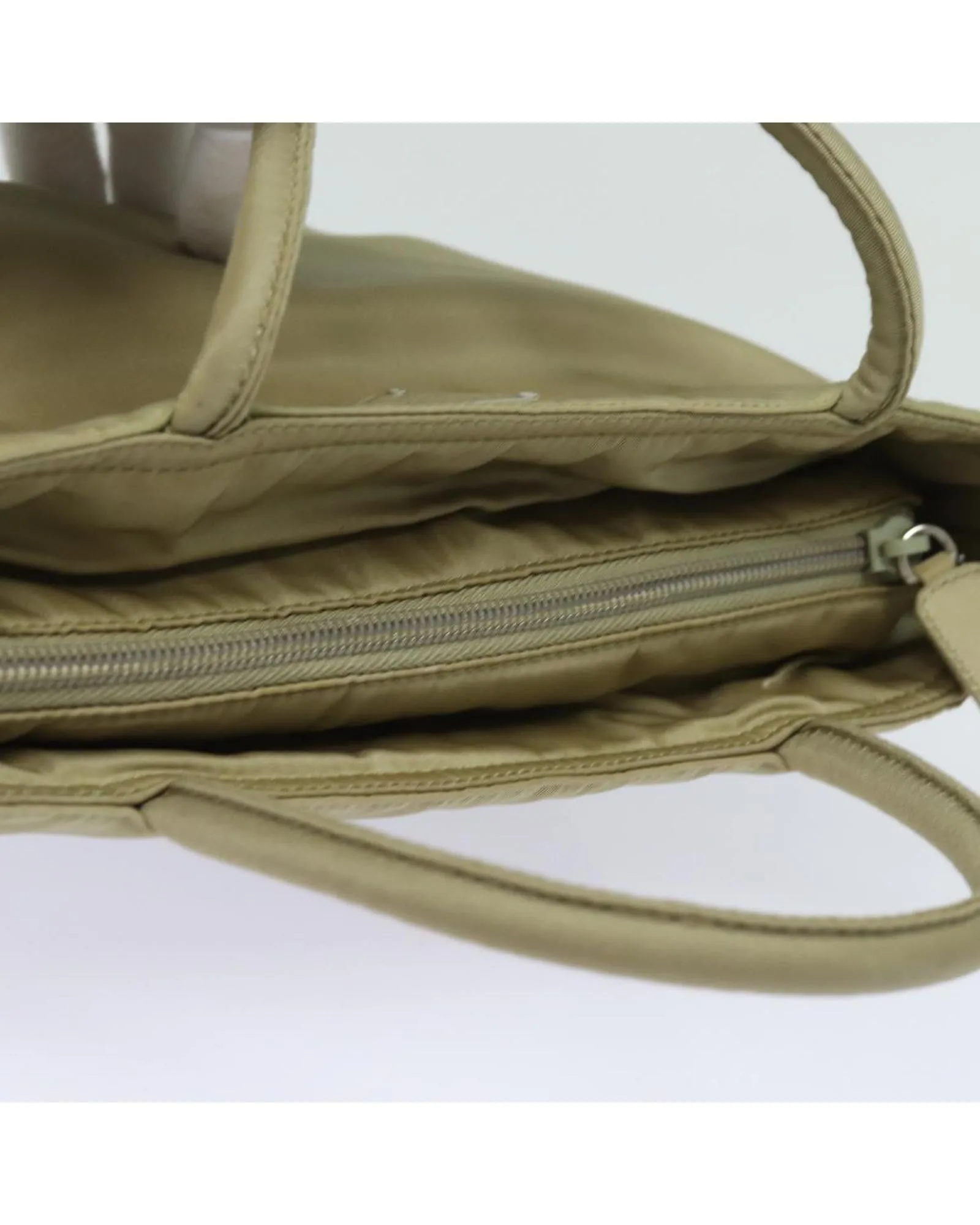 Nylon Hand Bag with Handle and Minimalist Design