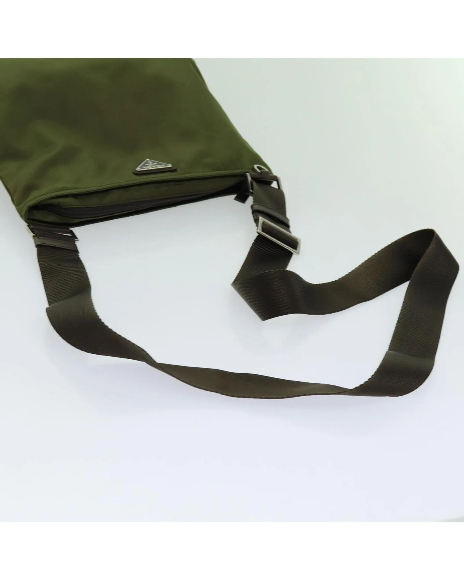 Nylon Shoulder Bag with Adjustable Strap - Authentic and Made in Italy