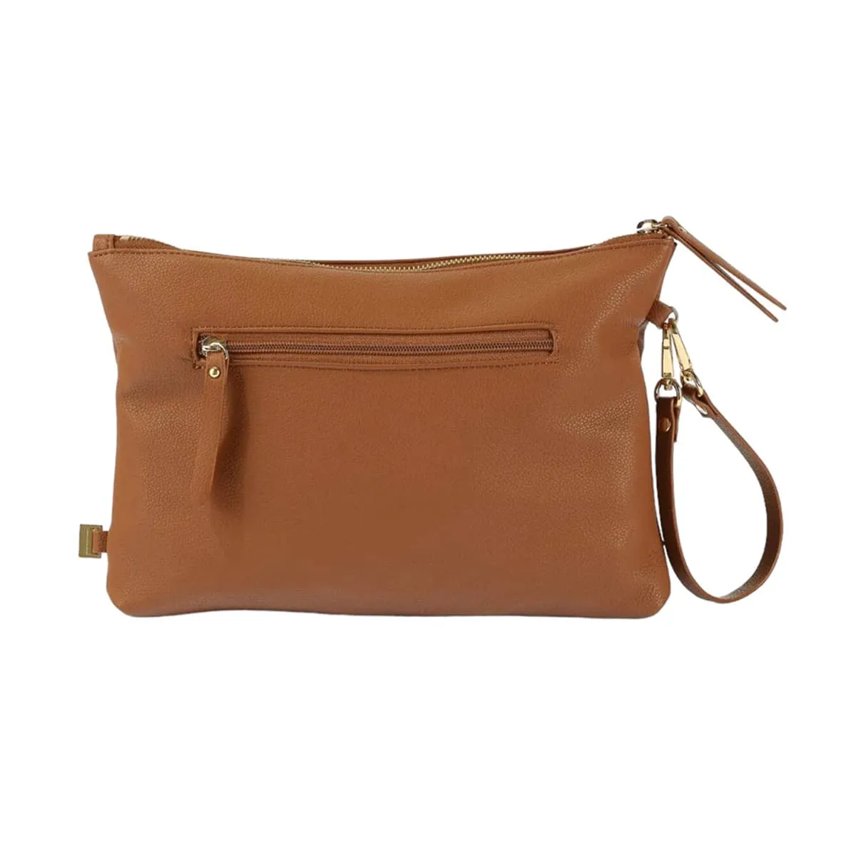 OiOi Chestnut Nappy Changing Pouch | Compact & Stylish Baby Diaper Bag