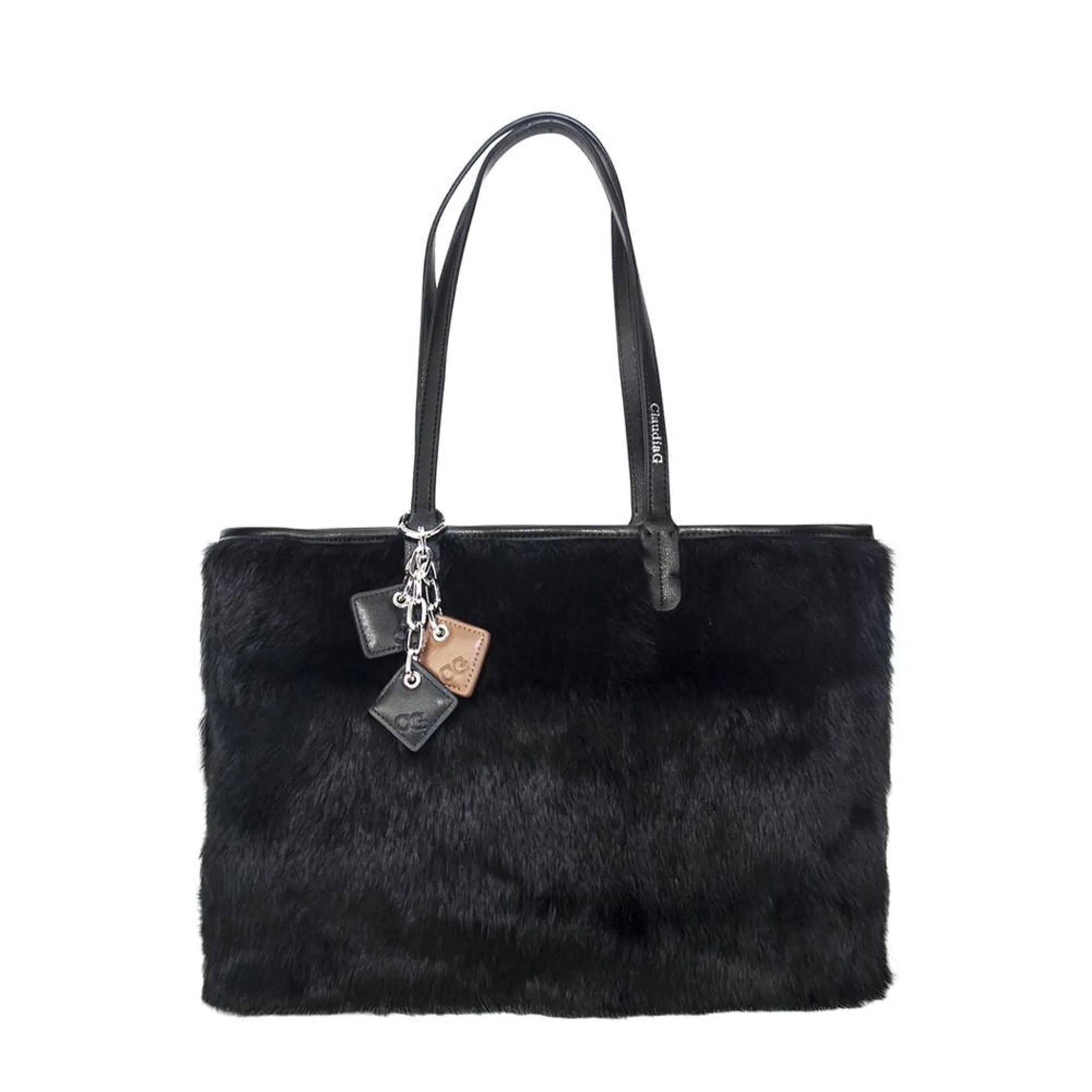 Olivia Fur Leather Handbag