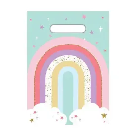 Pastel Rainbow Loot Bags - 8 Pkt