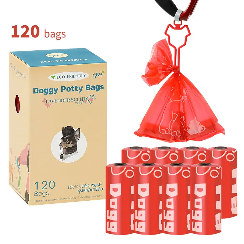 Pet Garbage Bag with Distributor Combination EPI Environmental Protection Full Degradation Poop Bag Suitable for Dog Feces