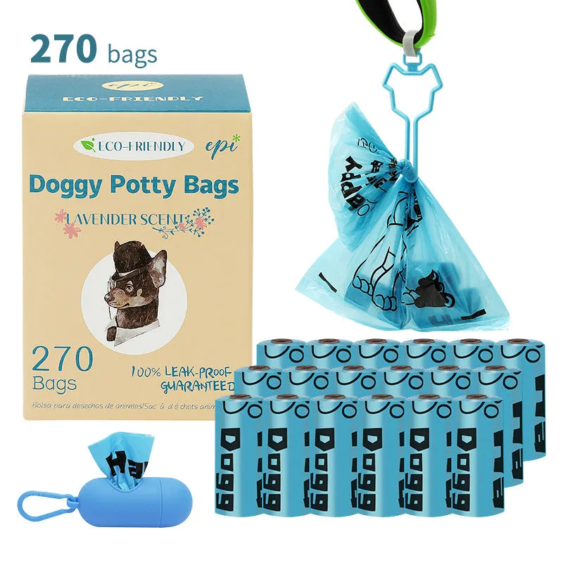 Pet Garbage Bag with Distributor Combination EPI Environmental Protection Full Degradation Poop Bag Suitable for Dog Feces