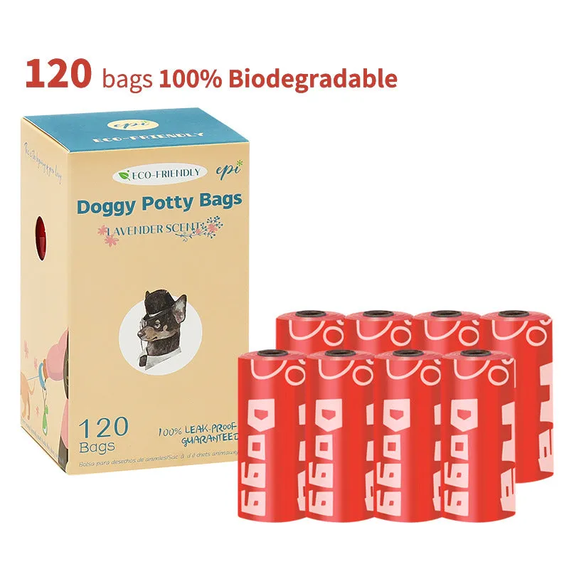 Pet Garbage Bag with Distributor Combination EPI Environmental Protection Full Degradation Poop Bag Suitable for Dog Feces