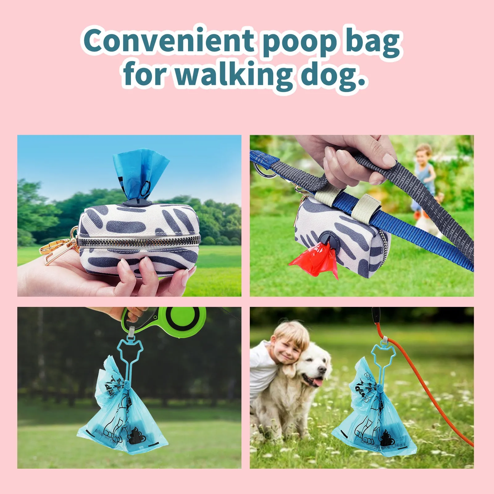 Pet Garbage Bag with Distributor Combination EPI Environmental Protection Full Degradation Poop Bag Suitable for Dog Feces