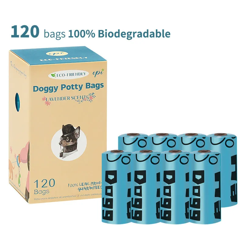 Pet Garbage Bag with Distributor Combination EPI Environmental Protection Full Degradation Poop Bag Suitable for Dog Feces