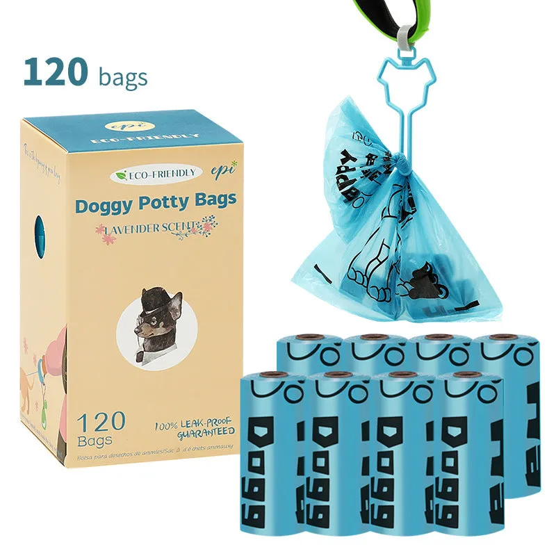 Pet Garbage Bag with Distributor Combination EPI Environmental Protection Full Degradation Poop Bag Suitable for Dog Feces