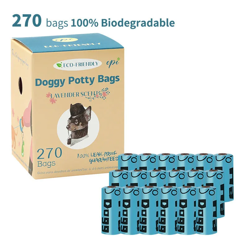 Pet Garbage Bag with Distributor Combination EPI Environmental Protection Full Degradation Poop Bag Suitable for Dog Feces