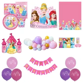 Premium Disney Princess Party Pack for 8 - SAVE 33%