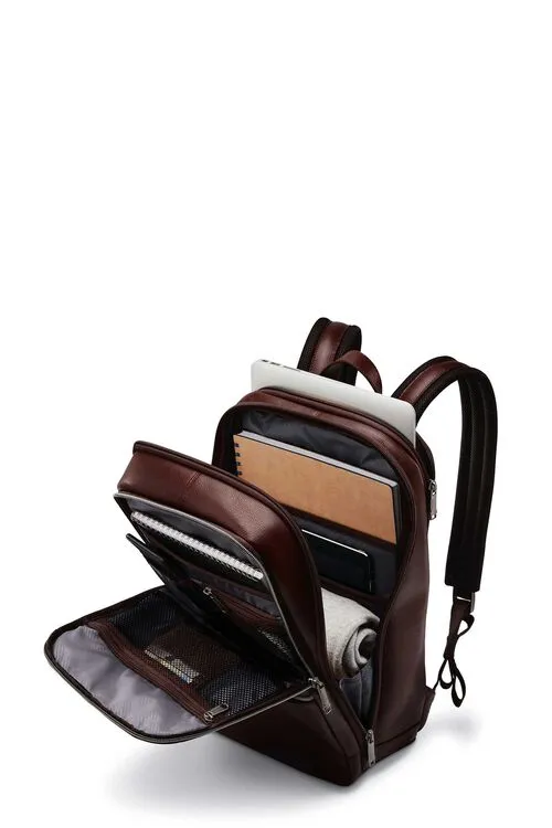 Samsonite - Classic Leather Slim Backpack