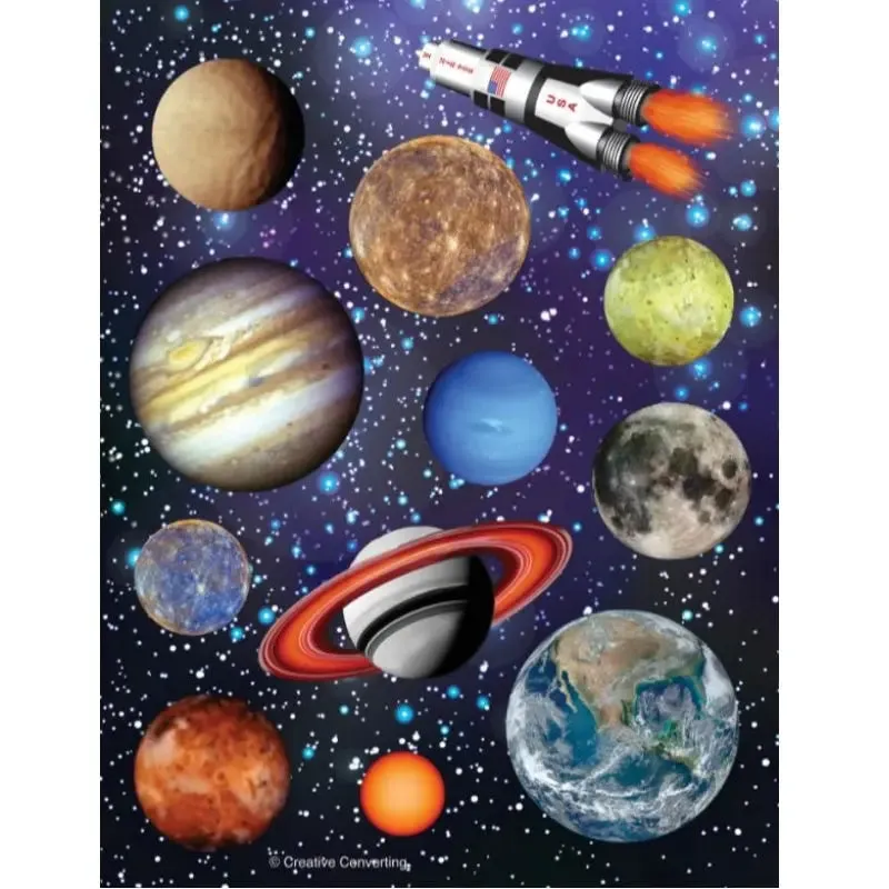 Space Blast Stickers - 4 Sheets