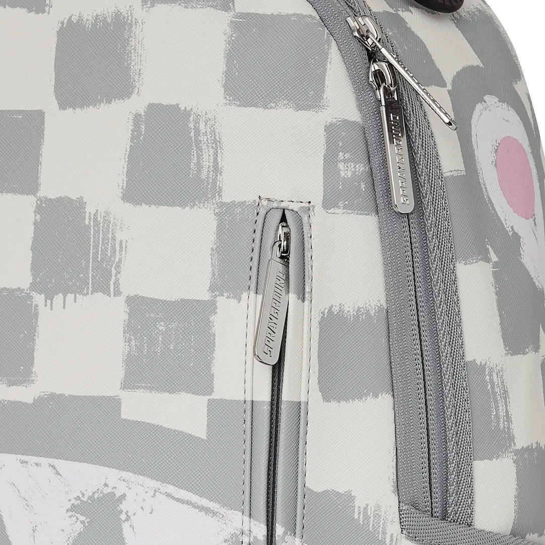 Sprayground Vanquish Cream Backpack - White / Black