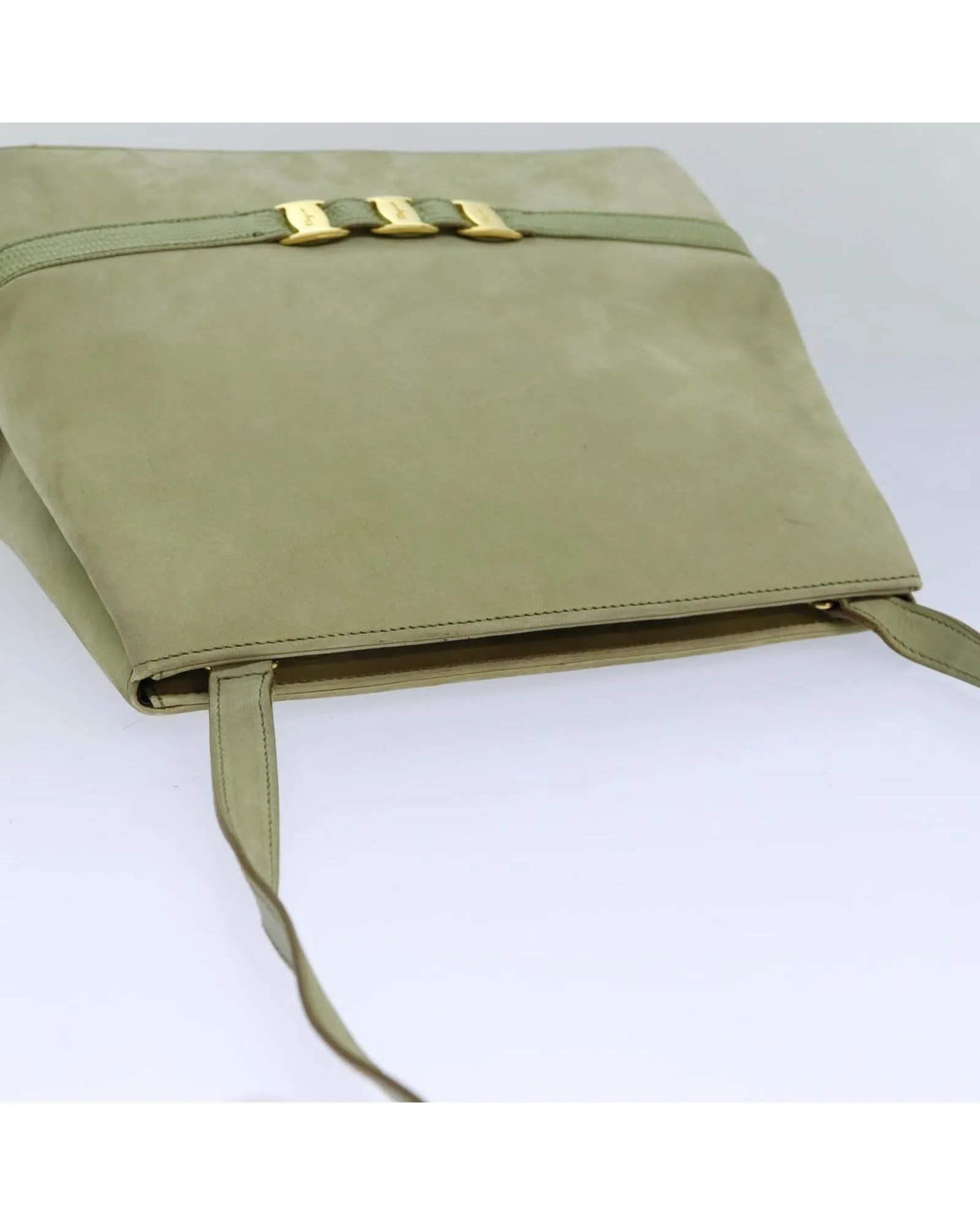 Suede Shoulder Bag with Minimalist Design