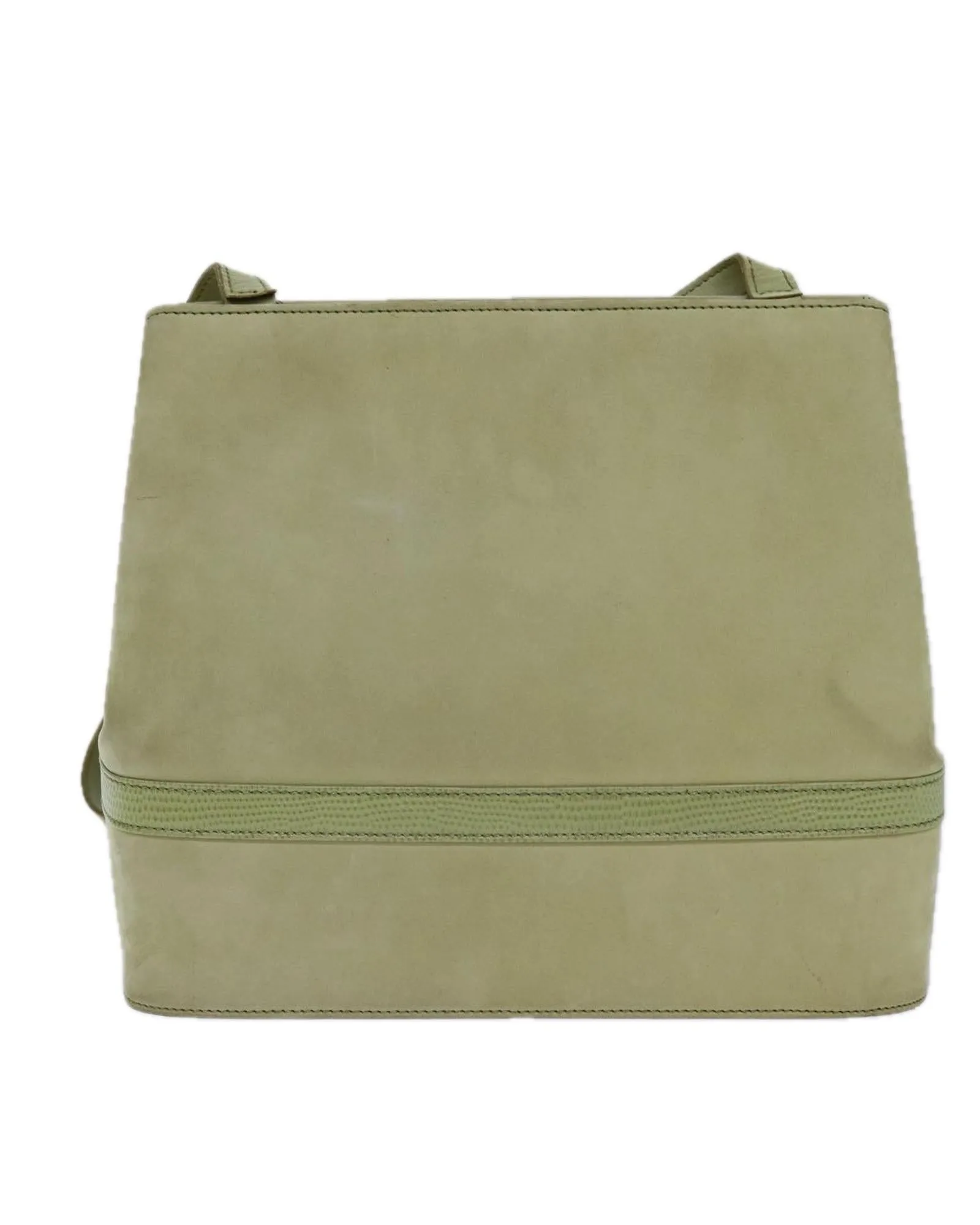 Suede Shoulder Bag with Minimalist Design