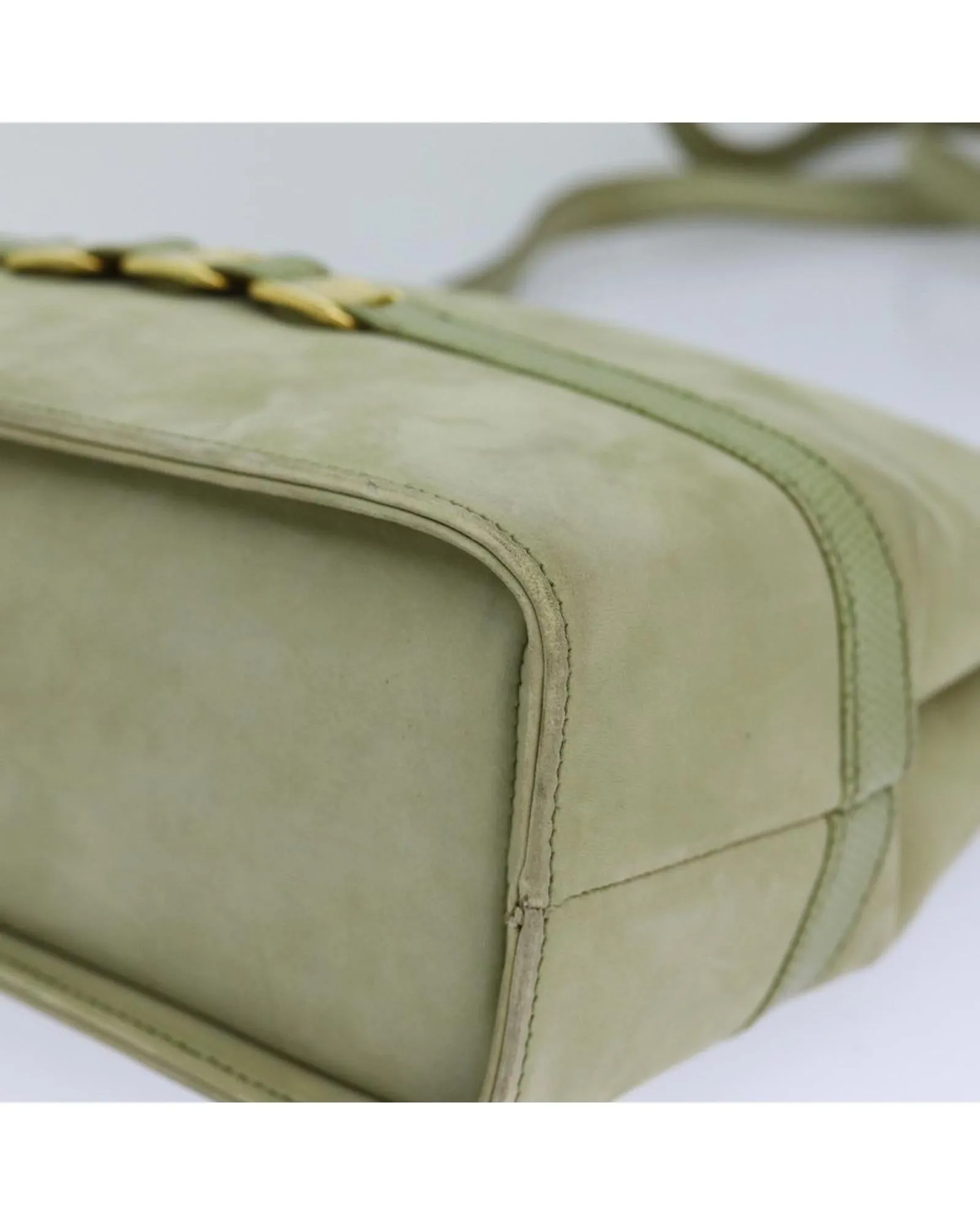 Suede Shoulder Bag with Minimalist Design