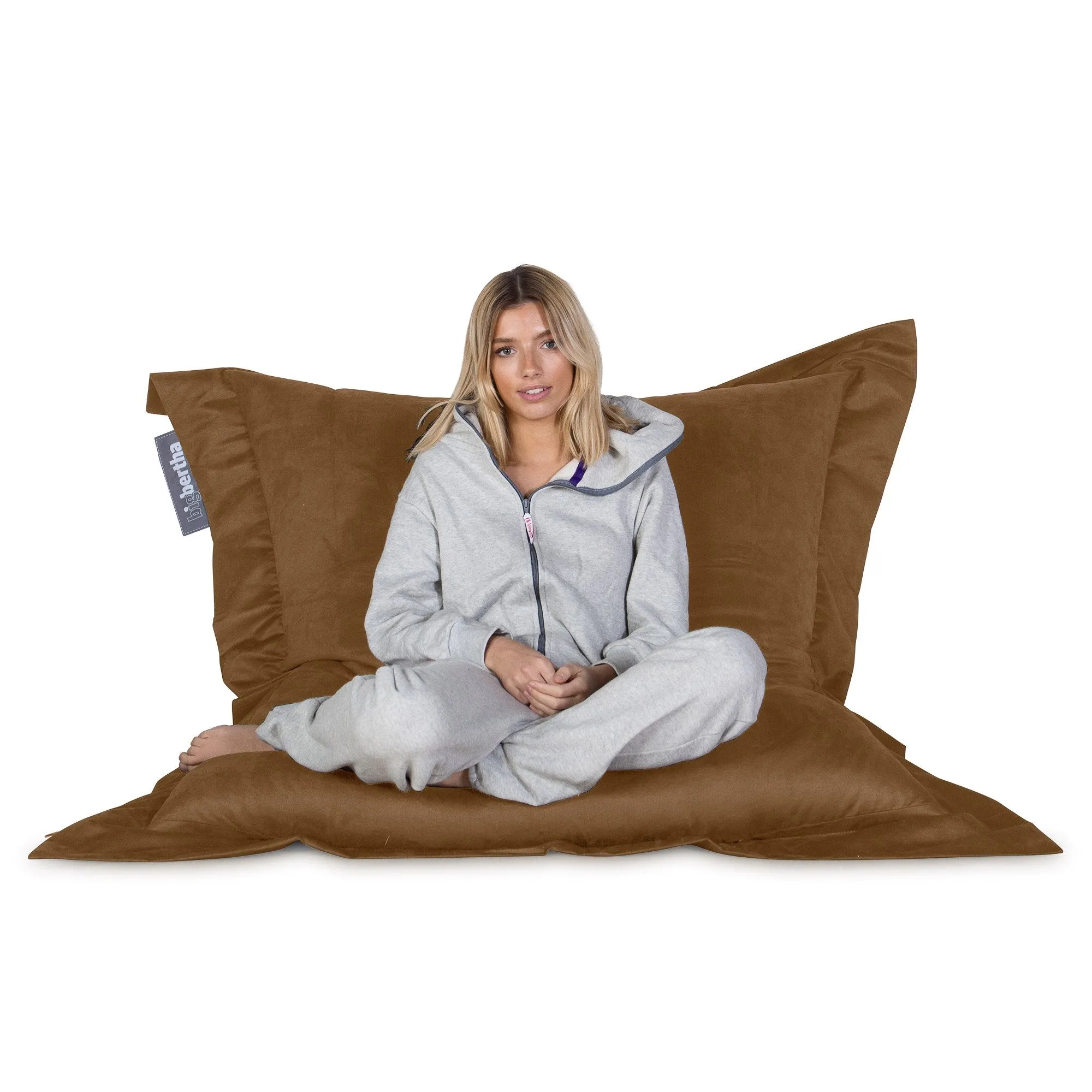 Suede XXL Giant Bean Bag - Sand