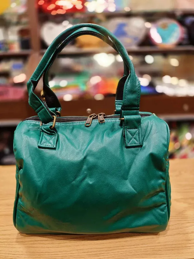 Vegan Leather Green 🥑 BeeKeeper Mini Carry All Handbag