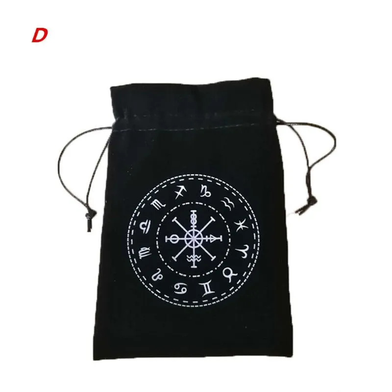 Velvet Moon Phase Tarot Card Storage Bags