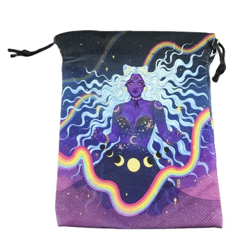 Velvet Moon Phase Tarot Card Storage Bags