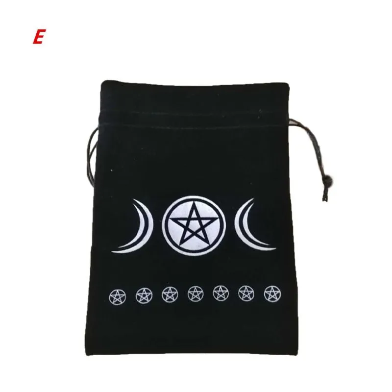 Velvet Moon Phase Tarot Card Storage Bags