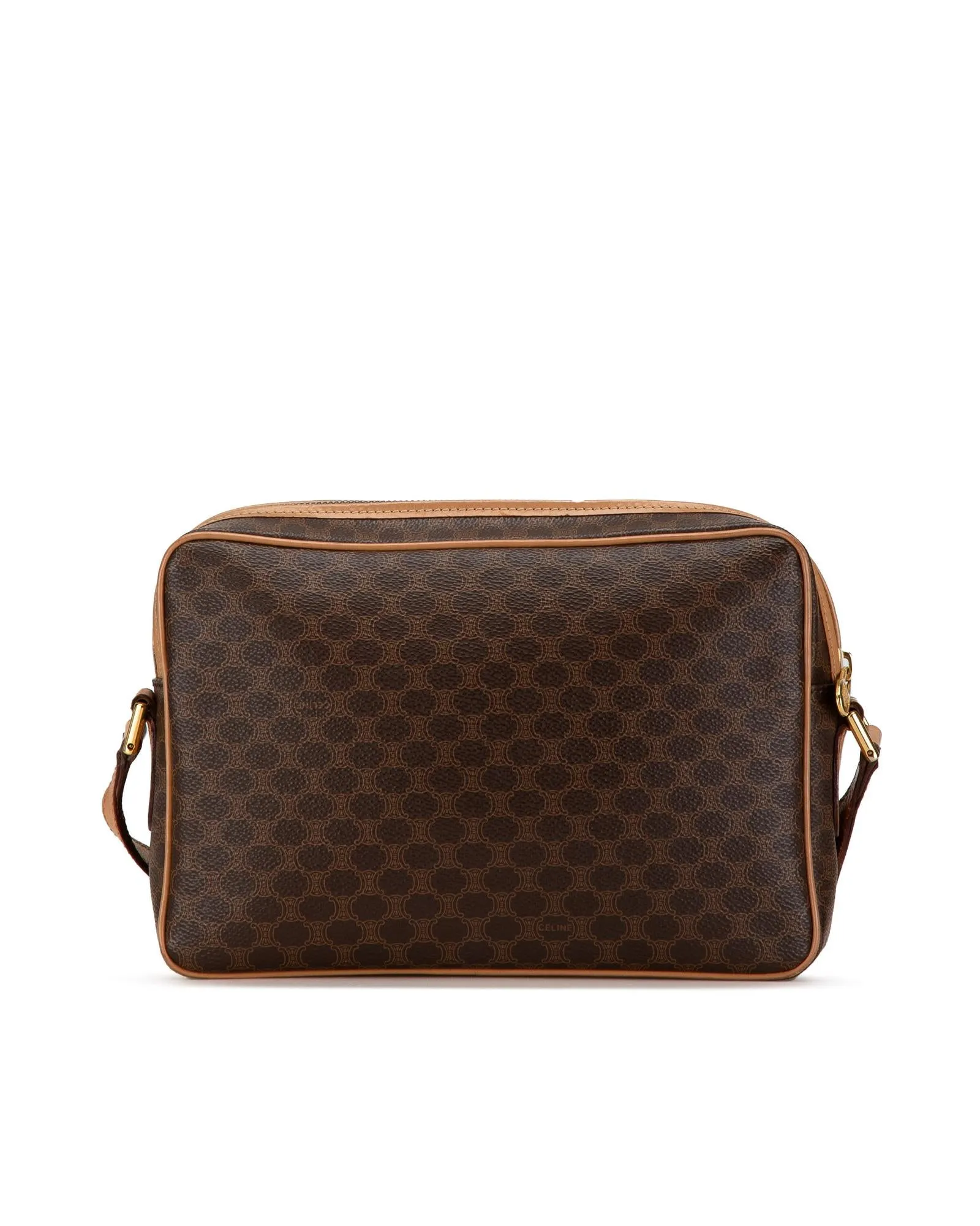 Vintage Celine Camera Bag in Brown Monogram Canvas